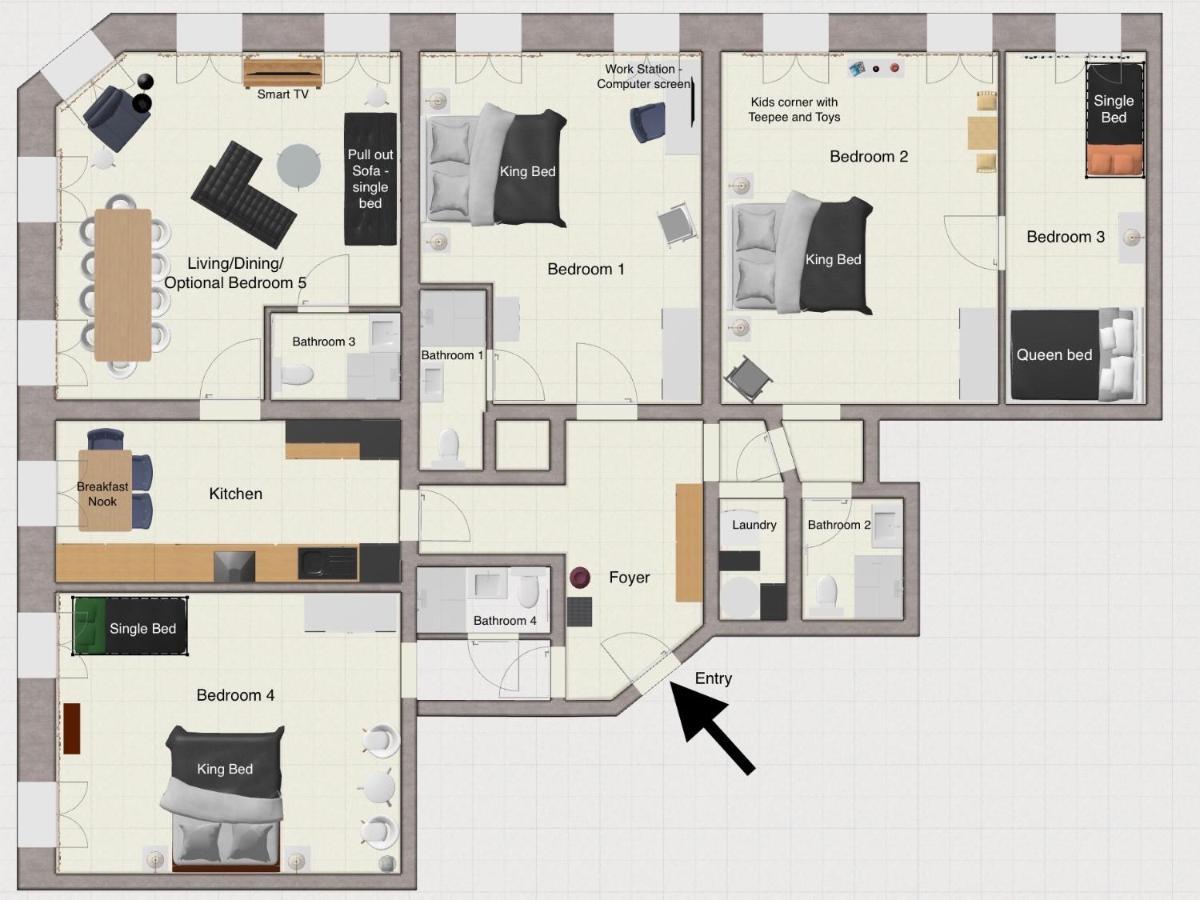 Big Apartment וינה מראה חיצוני תמונה